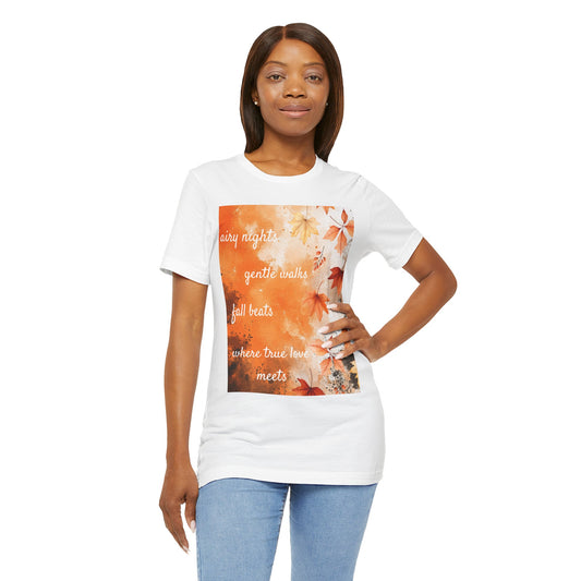 Autumn Couple Vibes Short Sleeve Tee