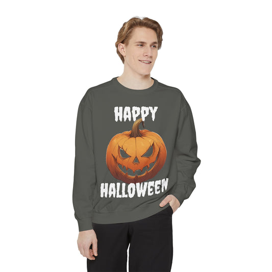 Happy Halloween Tricks HDS1 Unisex Sweater - Grey