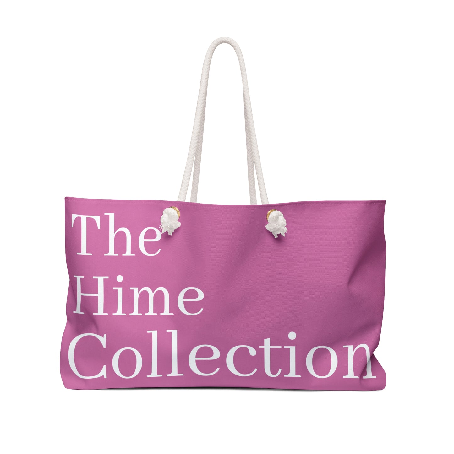 The Hime Collection Pink Signature Minimal Chic Travel Tote