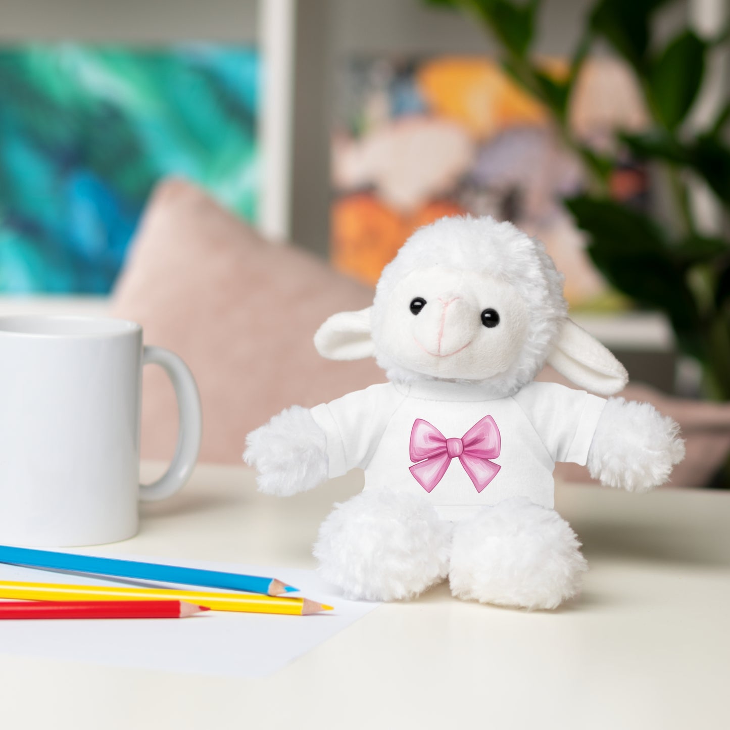 Stuffed Animals with Custom Tee Christmas Gift