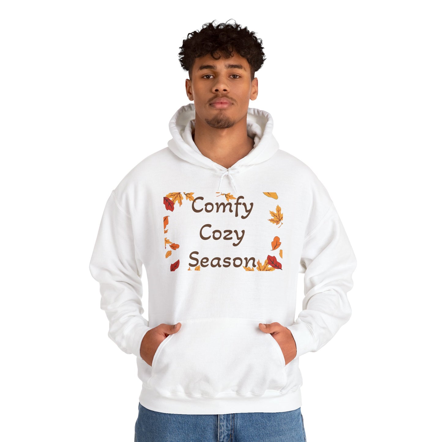 Comfy Cozy Season Men's Hooded Sweatshirt