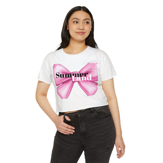 Summer Land Bow Festival Crop Top