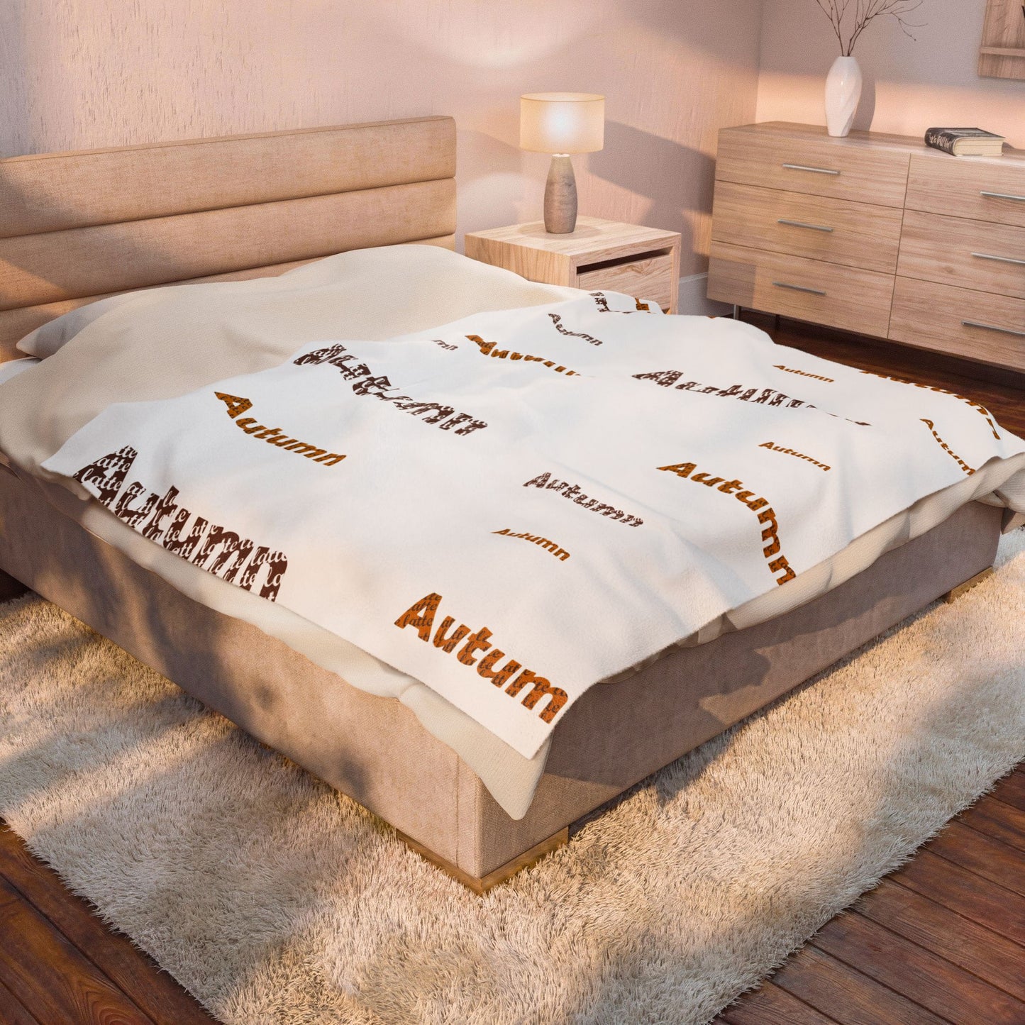 Autumn Velveteen Plush Blanket
