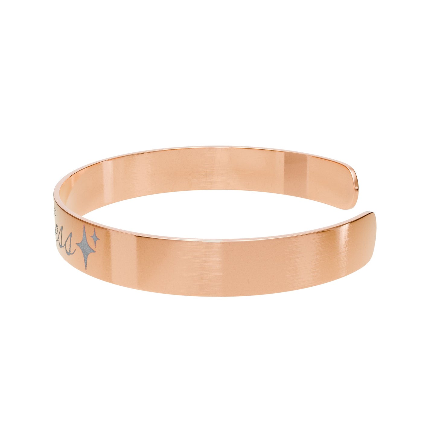Sweet Princess Engraved Cuff Bracelet