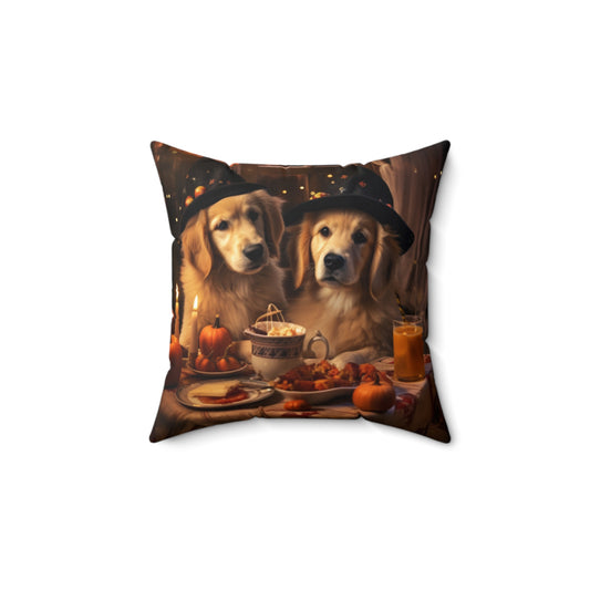 Spun Polyester Square Pillow