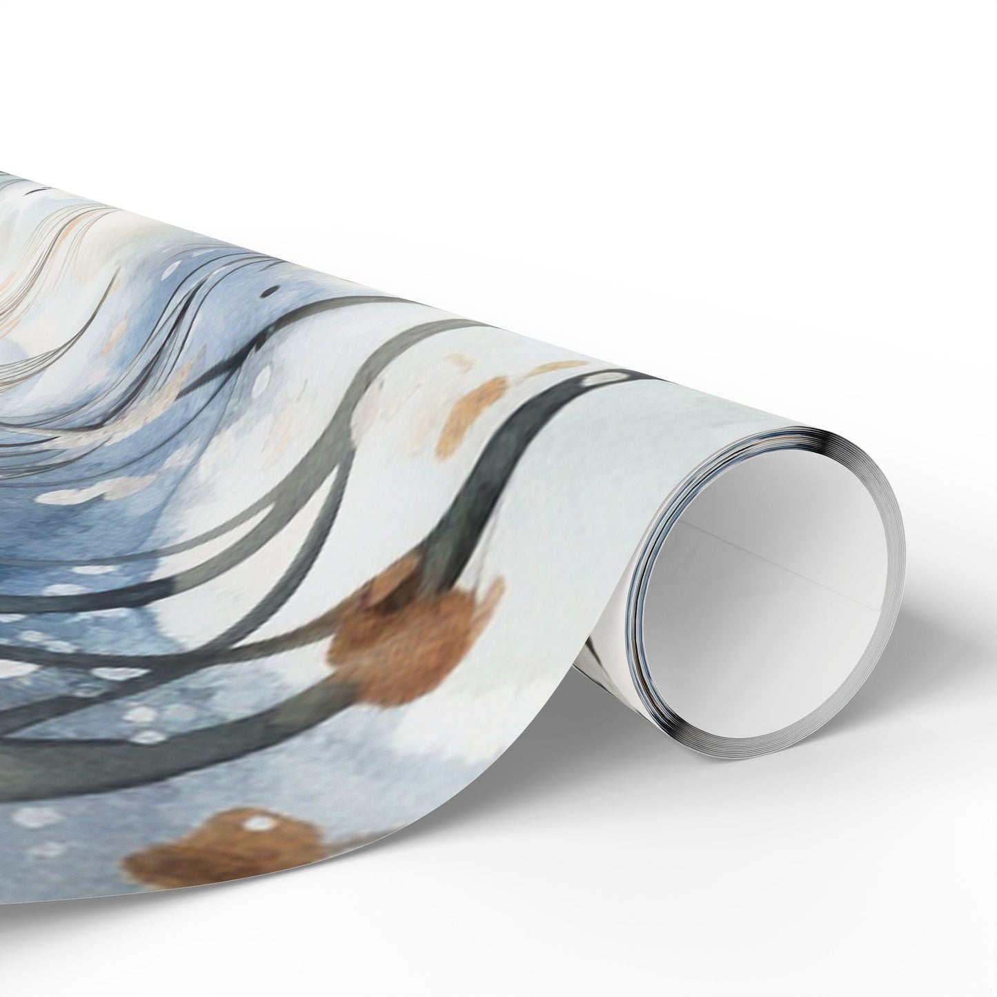 Elegant Floral Holiday Design Wrapping Paper