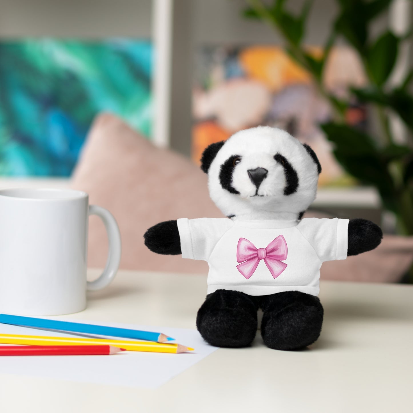 Stuffed Animals with Custom Tee Christmas Gift