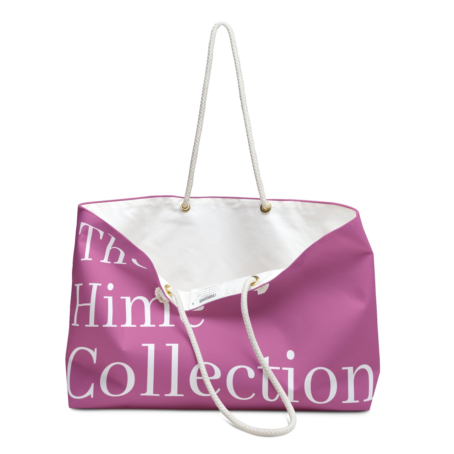 The Hime Collection Pink Signature Minimal Chic Travel Tote