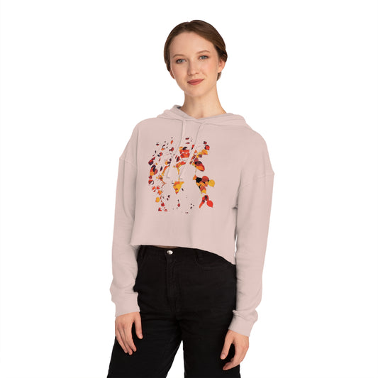 Autumn Love Cropped Hoodie