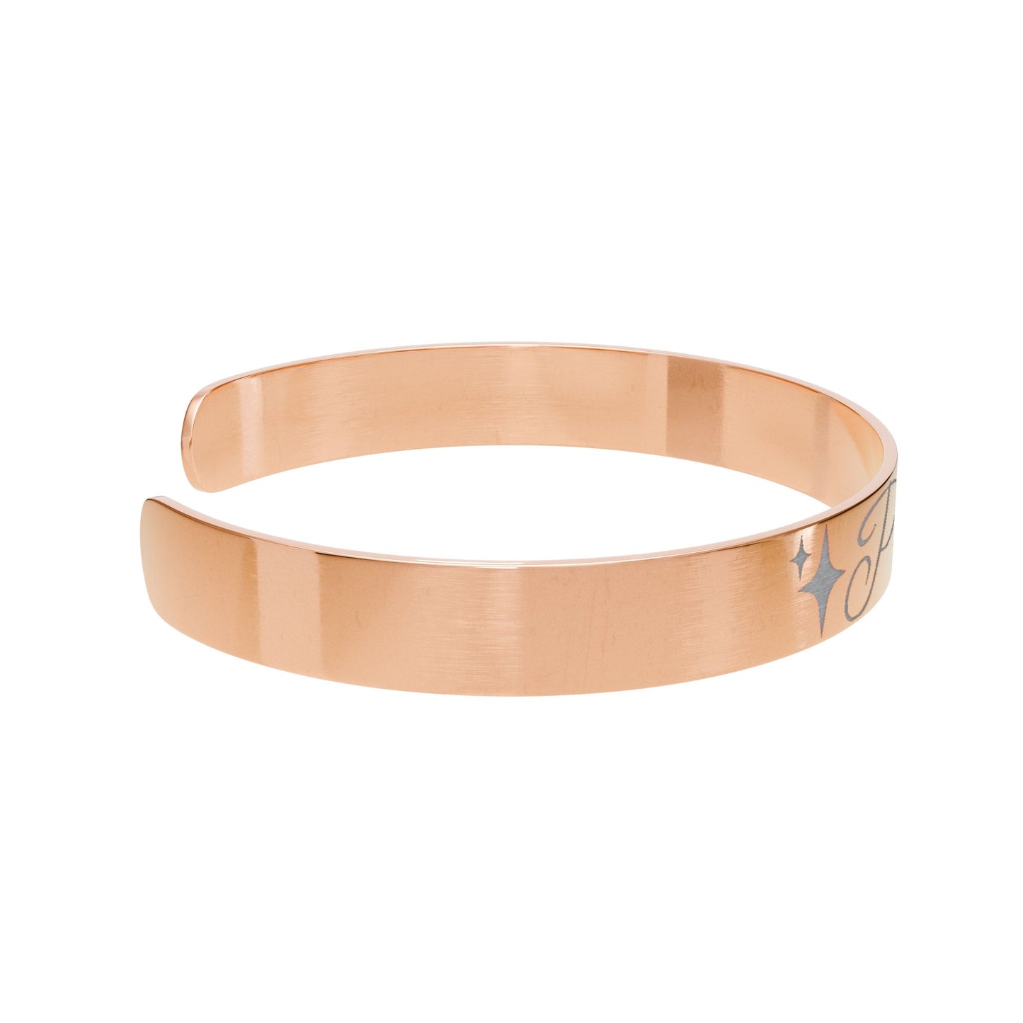Sweet Princess Engraved Cuff Bracelet