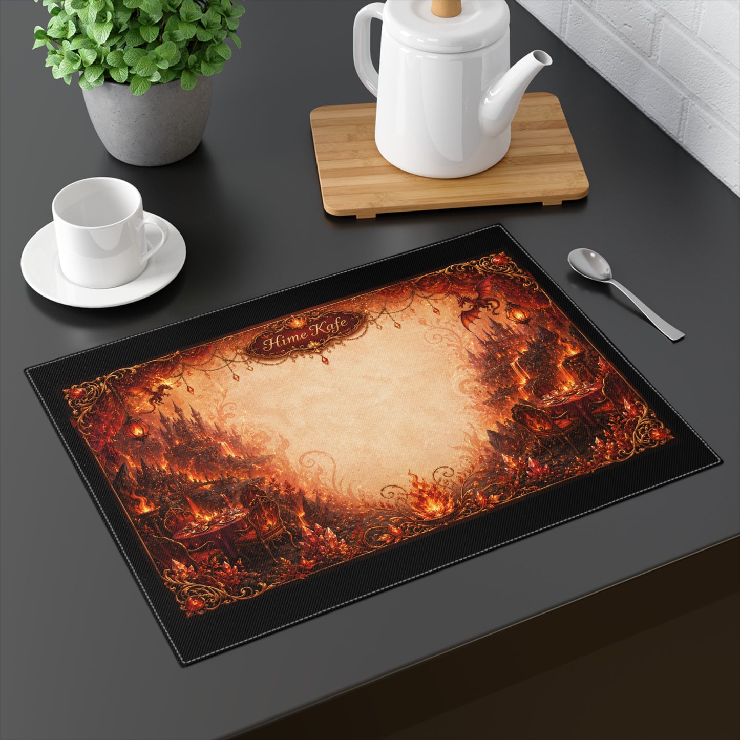 Hime Kafe Firelight Table Mat