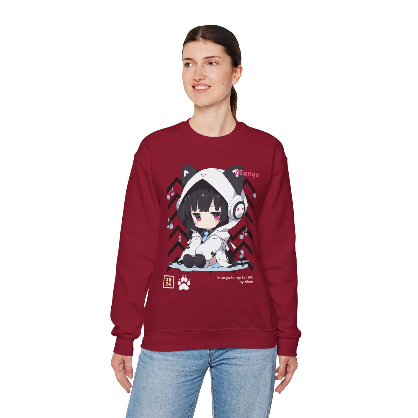 Chibi Manga Anime Style Sweatshirt