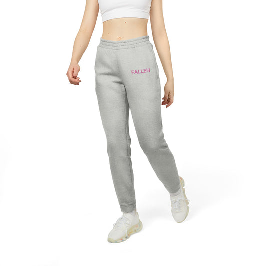 Fallen Solstice Cotton Fleece Grey Joggers
