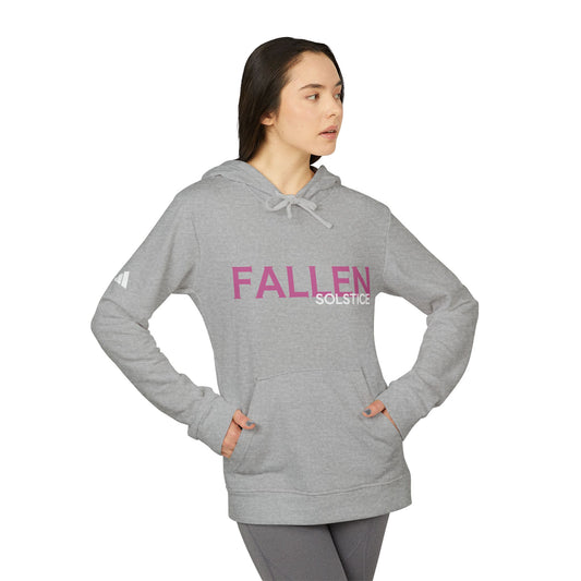 Fallen Solstice Detail Fleece Grey Hoodie