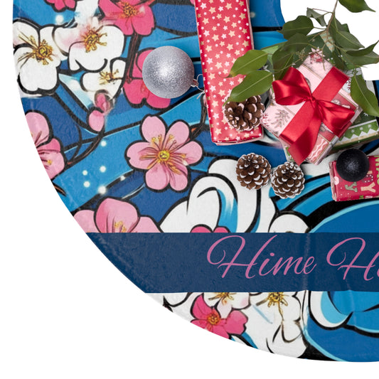 Kawaii Anime Merry Christmas Tree Skirt