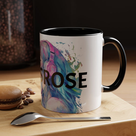 Chaos Rose Accent Coffee Mug (11, 15oz)