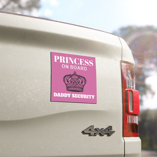 Princess On Board Car Magnets