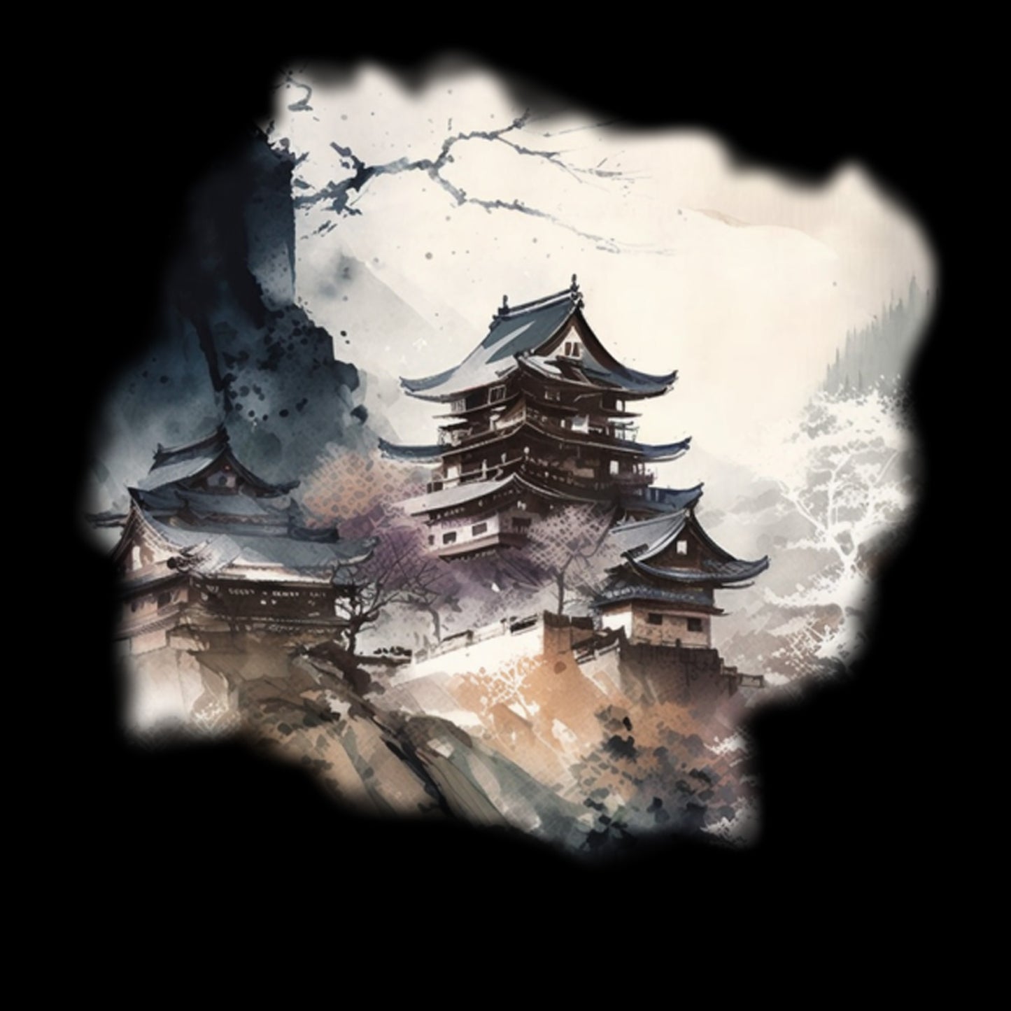 Castle in the Sky Print in Color